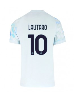 Inter Milan Lautaro Martinez #10 Replika Borta Kläder 2025-26 Kortärmad